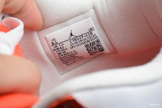 Rep BK metallic air ct8527-118 4 orange jordan retro 1110